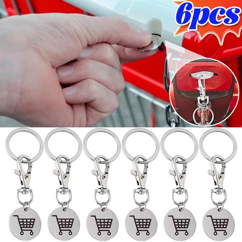 Token Coin Mechanism - Alışveriş Arabası Jetonları Anahtarlık Mini Metal