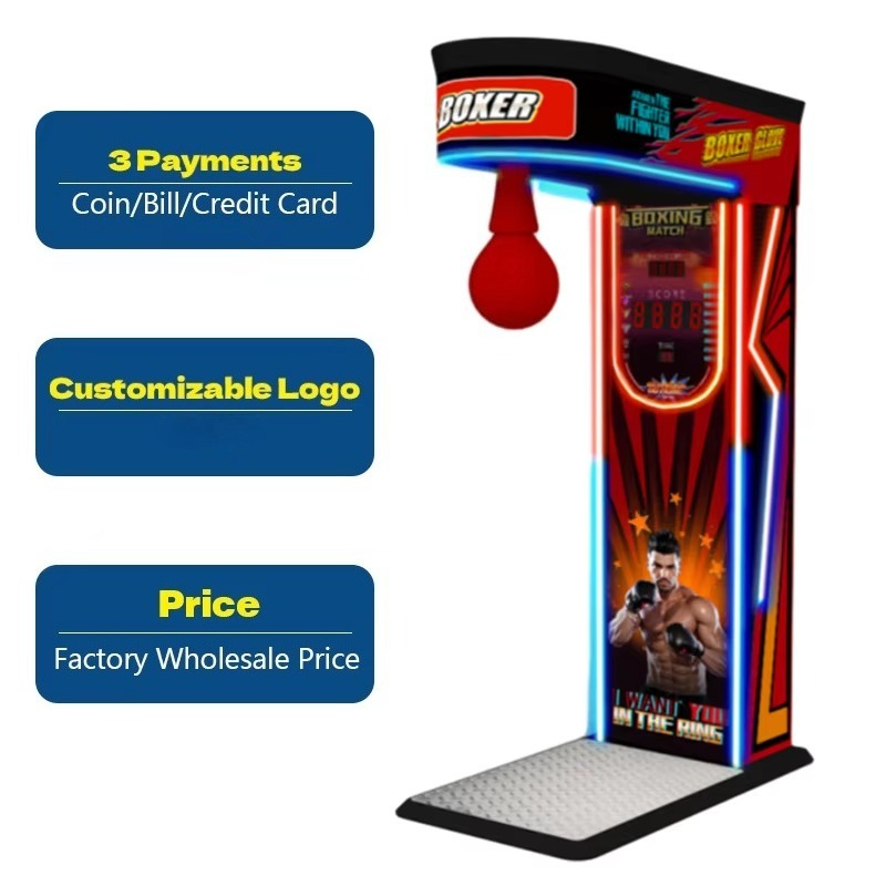 Boxing Machine Arcade - Sokak Eğlence Merkezi Jetonlu Boks Yumruk