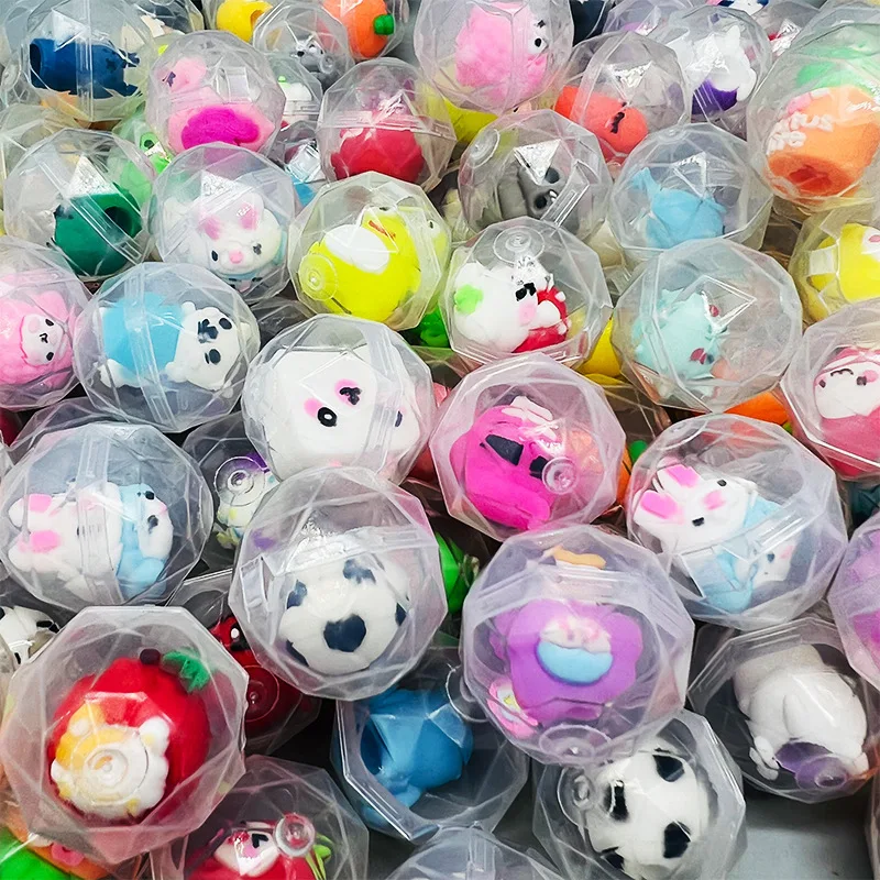 Claw Crane Machine - Şeffaf Bükülmüş Yumurta Mini Pençe Makinesi