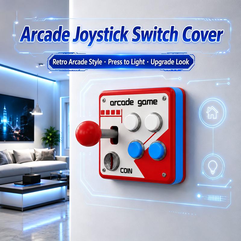 Arcade Game Jackpot - 3D Baskı Panel Soket Kontrol Dekorasyon