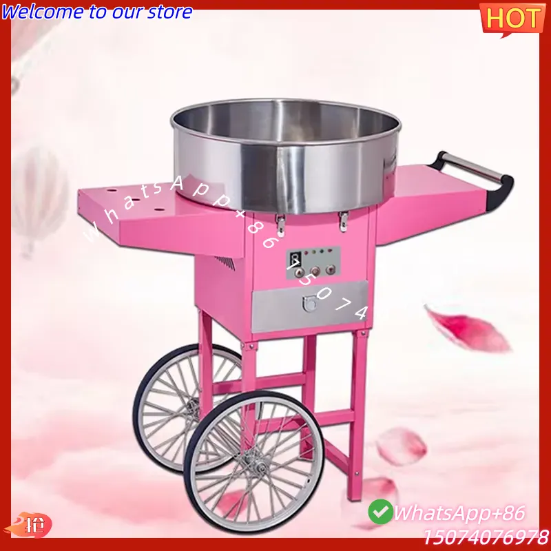 Candy Floss Machine - 2026 Ticari Elektrikli Otomatik Pamuk Şeker
