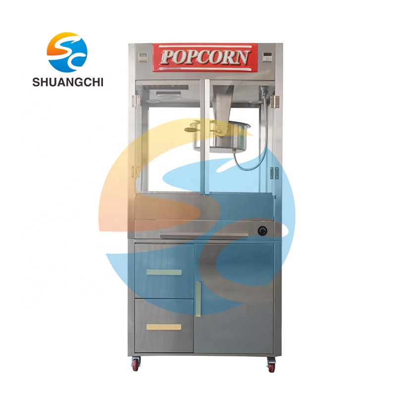 Popcorn Vending Machine - Shuangchi Fabrikası 32oz Ticari Patlamış Mısır