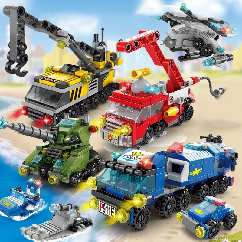 Claw Crane Machine - Çocuklar için Şehir Yangın Arabası Yapı