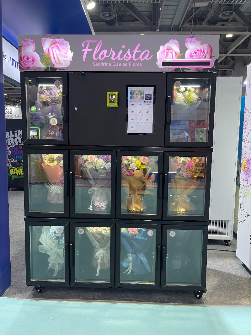 Bill Acceptor Vending - Çiçek Otomatı, Çiçek Dolabı, Fatura Kabul