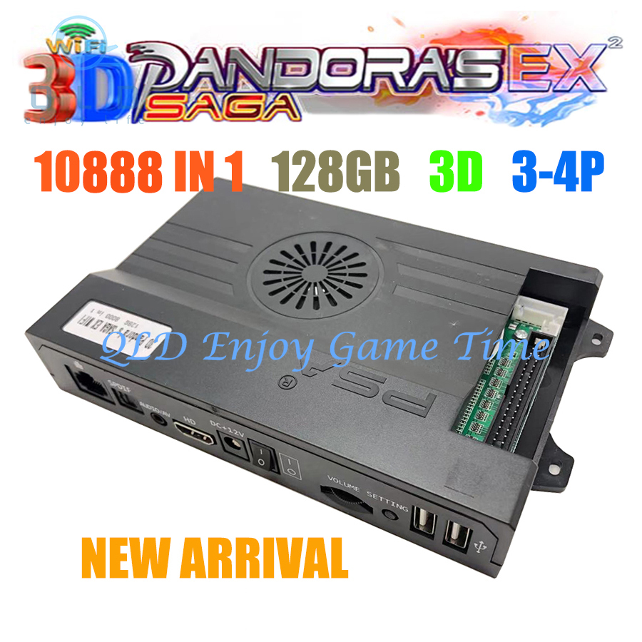 128GB 3D Pandora Saga EX2 Arca - Trackball Controller Arcade incelemesi ve fiyatı