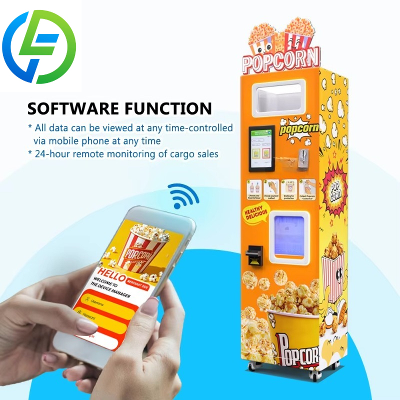 Özelleştirilmiş 7/24 Çalışan P - Popcorn Vending Machine incelemesi ve fiyatı