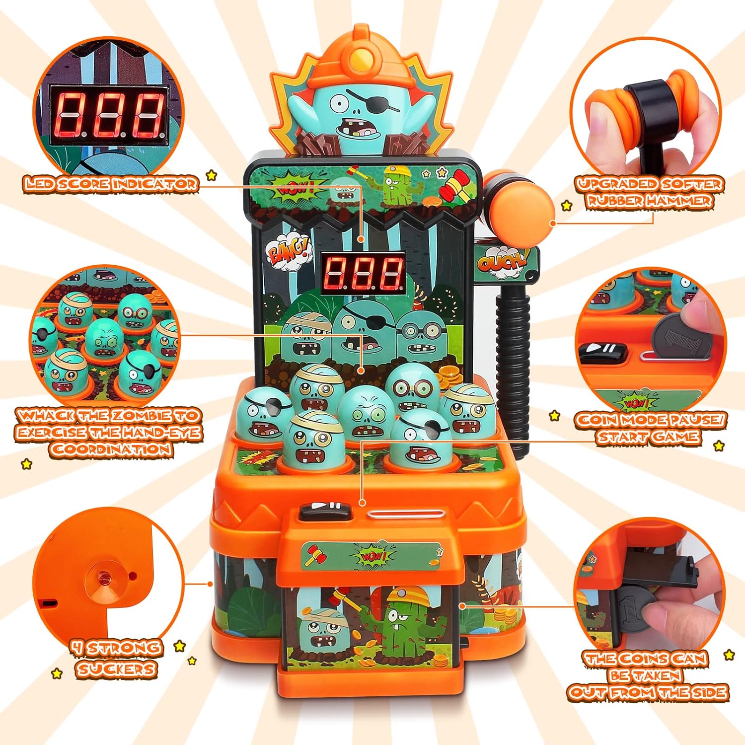 Arcade oyunu oyuncaklar patlat - Whack A Mole Arcade incelemesi ve fiyatı