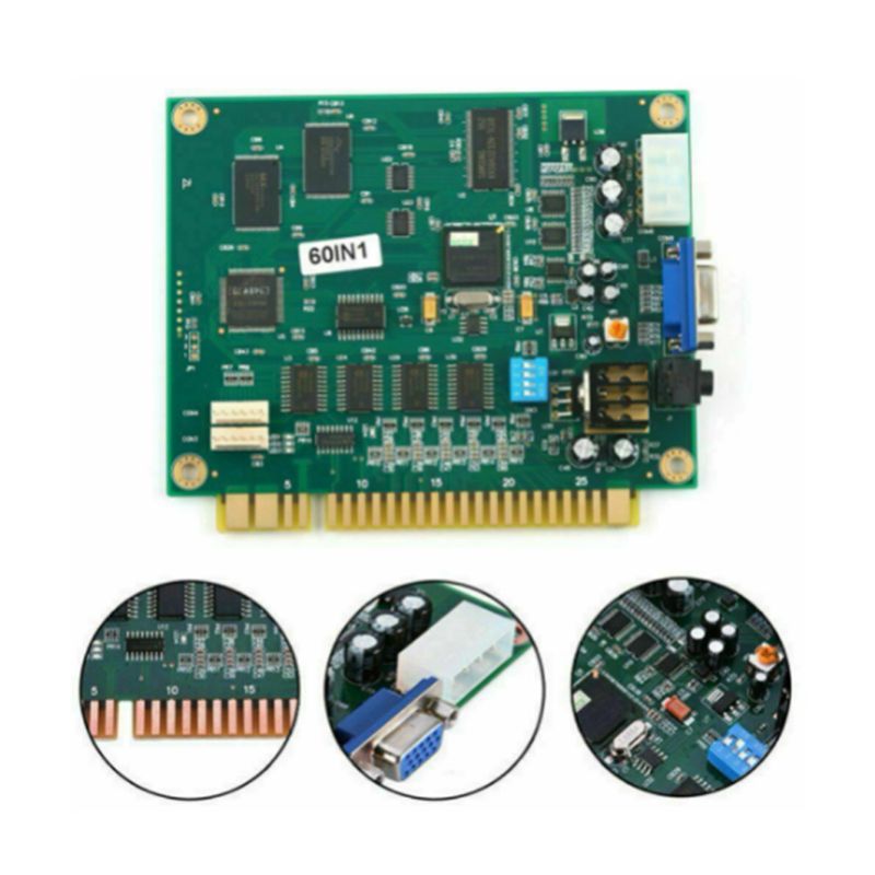 Verimli 4X 60'sı 1 Arada Multi - Usb Game Board Jamma incelemesi ve fiyatı