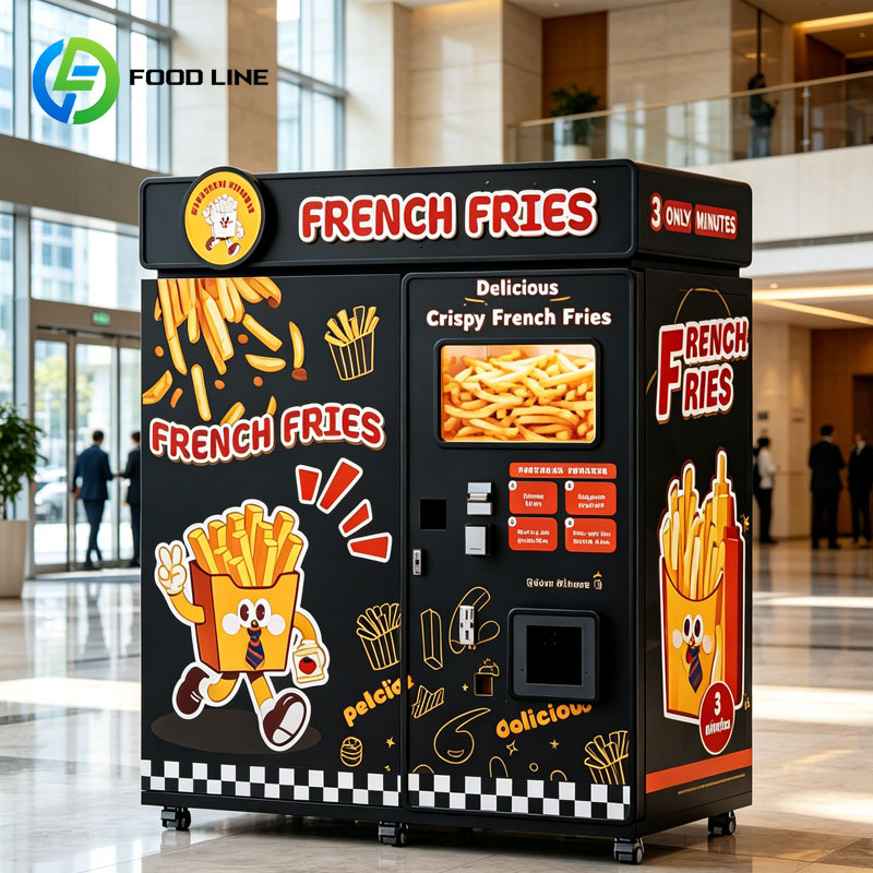 Tam Otomatik Patates Kızartmas - Popcorn Vending Machine incelemesi ve fiyatı