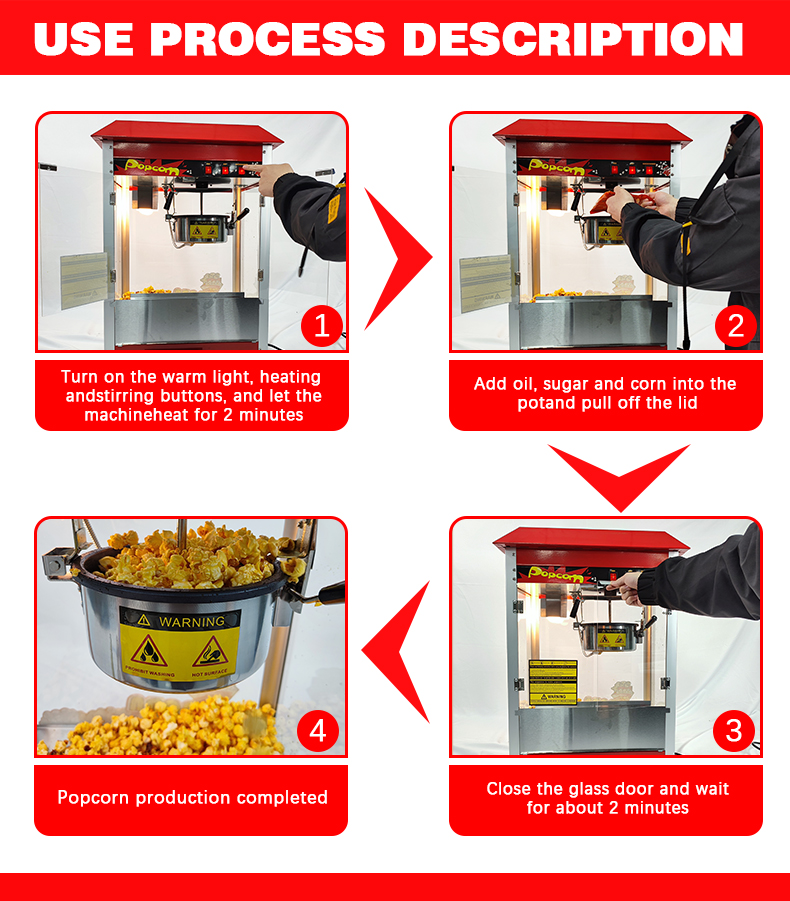 Ticari Patlamış Mısır Makinesi - Popcorn Vending Machine incelemesi ve fiyatı